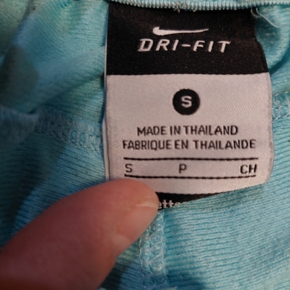 Nike Women's Athletic Shorts - Aqua and Black - Picture 5 of 5